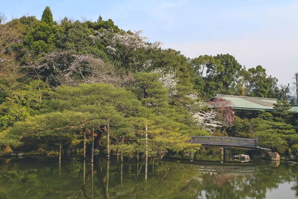Απριλίου 2012 Ιαπωνία Κιότο Ενόψει Της Heian Shrine Ιαπωνία — Φωτογραφία Αρχείου