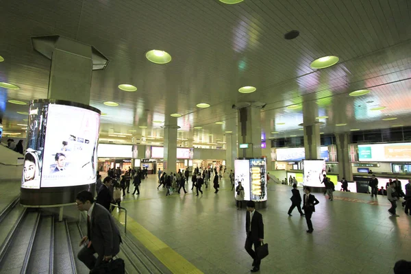 Április 2012 Zebrán Osaka Állomás Este — Stock Fotó