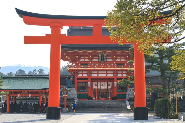 Fushimi Inari Taisha Japonském Kjótu Dubna 2012 — Stock fotografie