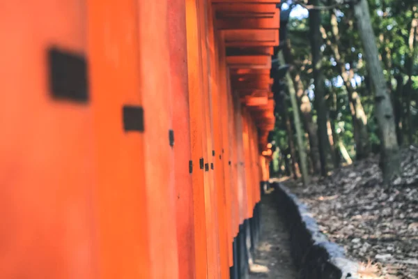 stock image Fushimi inari taisha shrine in Kyoto, Japan 10 April 2012