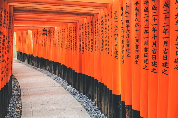 Torii Path Fushimi Inari Taisha Shrine April 2012 — Stock Photo, Image