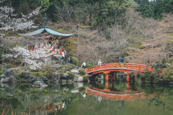 April 2012 Beautiful Japanese Garden Daigo Temple — Stock Photo, Image