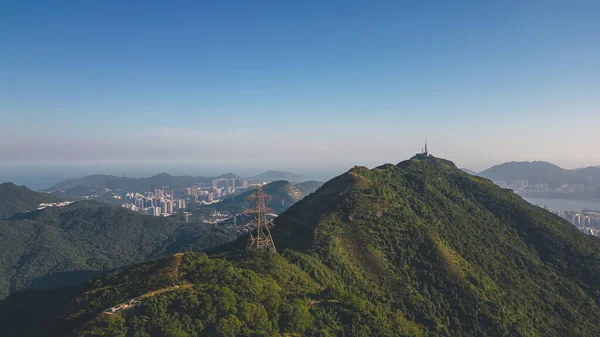 Fil Tepesi Manzarası Tates Cairn Hong Kong Mayıs 2022 — Stok fotoğraf