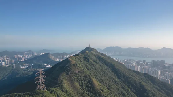 Het Landschap Van Elephant Hill Tates Cairn Hong Kong Mei — Stockfoto