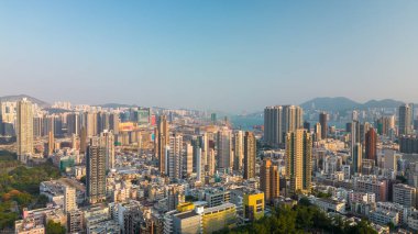28 Ekim 2022 Kowloon City 'de ikamet alanı, hk
