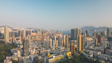 28 Ekim 2022 Kowloon City 'de ikamet alanı, hk