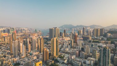 28 Ekim 2022 Kowloon City 'de ikamet alanı, hk