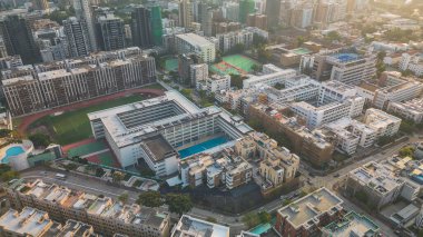 28 Ekim 2022 Kowloon Tong, Hong Kong yerleşim bölgesi.