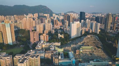 Lok Fu Estate yerleşim bölgesi Hong Kong 28 Ekim 2022