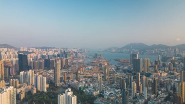 28 Ekim 2022 Kowloon City 'de ikamet alanı, hk