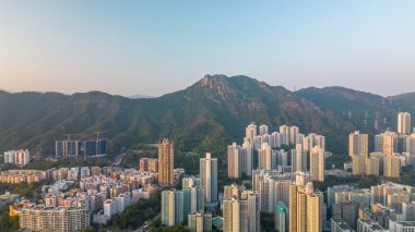 Lion Rock profili, Lok Fu Hong Kong 'dan 15 Mayıs 2022' de görüldü.