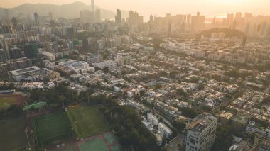 28 Ekim 2022 Kowloon Tong, Hong Kong yerleşim bölgesi.