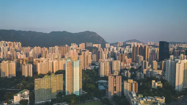 Das Wohngebiet Kowloon Hong Kong Okt 2022 — Stockfoto