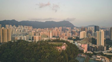 Kowloon Tsai Park manzarası, hk 28 Ekim 2022