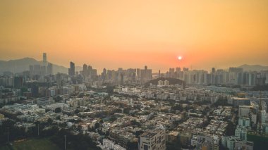 28 Ekim 2022 Kowloon Tong, Hong Kong yerleşim bölgesi.