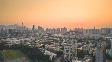 28 Ekim 2022 Kowloon Tong, Hong Kong yerleşim bölgesi.