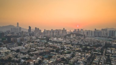 28 Ekim 2022 Kowloon Tong, Hong Kong yerleşim bölgesi.