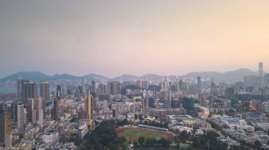 Kowloon Tsai Park manzarası, hk 28 Ekim 2022