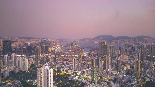 Paź 2022 Dzielnica Mieszkalna Kowloon City — Zdjęcie stockowe