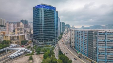 Kwun Tong, Gezinti Güvertesi, Kowloon Körfezi, Hong Kong 4 Kasım 2022