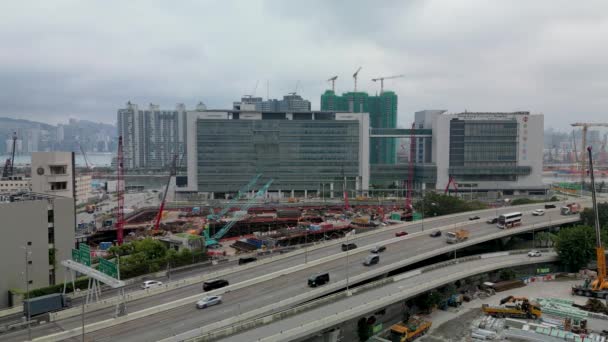 2022年11月4日观塘通过香港九龙湾长廊 — 图库视频影像