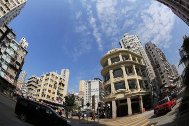 22 Nisan 2012 Lui Seng Chun binası Hong Kong 'da..