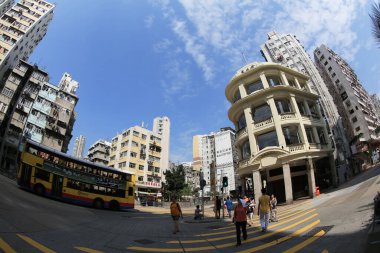 22 Nisan 2012 Lui Seng Chun binası Hong Kong 'da..