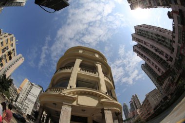 22 Nisan 2012 Lui Seng Chun binası Hong Kong 'da..