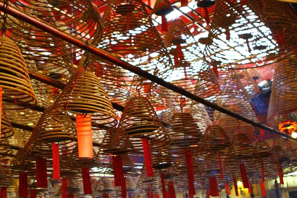 Mars 2012 Interiören Man Temple Hongkong — Stockfoto