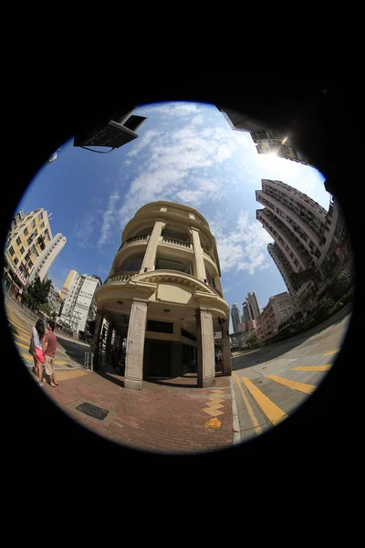 Kwietnia 2012 Budynek Lui Seng Chun Hongkongu — Zdjęcie stockowe