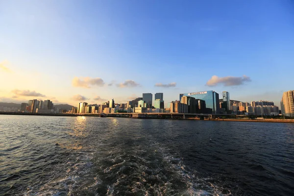 stock image 6 May 2012  Kwun Tong Bypass and Kwun Tong Promenade, hk