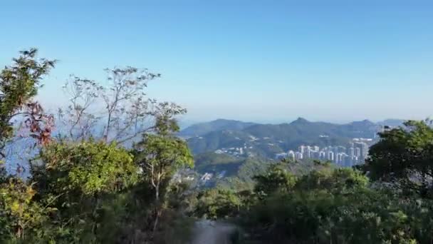 Cima Del Razor Hill Hong Kong Maggio 2022 — Video Stock