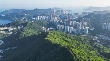 Tseung Kwan O kasabası ile Razor Hill, Hong Kong 11 Kasım 2022