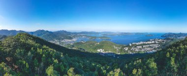 Sai Kung 11 Kasım 2022 'de Liman Barınağı' nın kıyı şeridi.