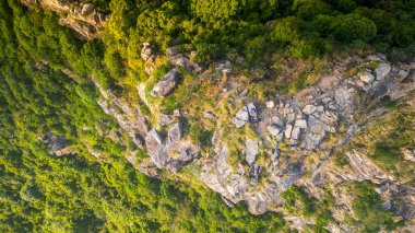 Lion Rock Dağı Peyzajı, Hong Kong 16 Kasım 2022