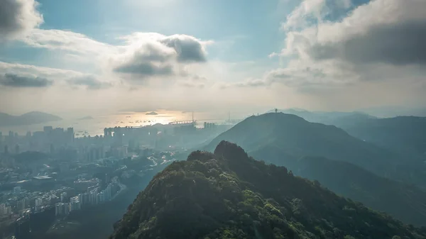 stock image The Landscape of Lion rock mountain, Hong Kong 16 Nov 2022