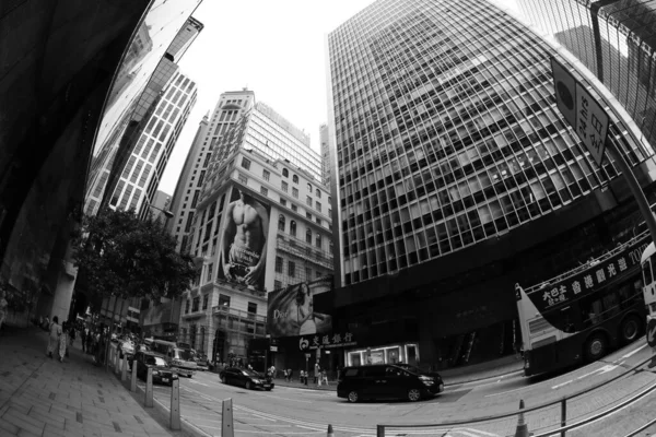 Juni 2012 Das Straßenbild Des Zentralen Hong Kong — Stockfoto