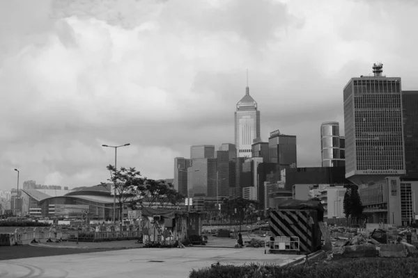Juin 2012 Chantier Quartier Central Piers Hong Kong — Photo
