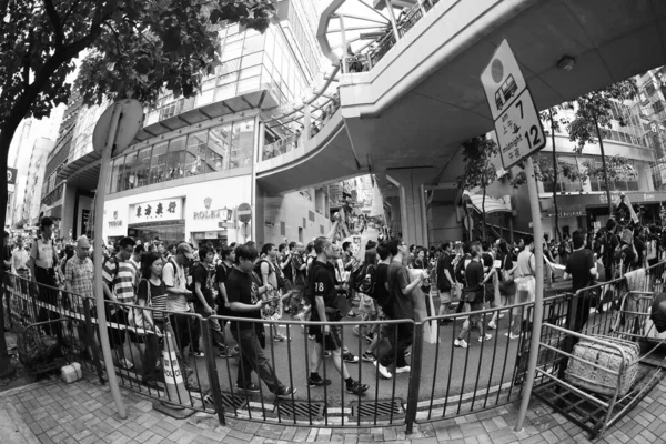Június 2012 Hong Kong Emberek Utcára Hogy Megvédjék Jogaikat — Stock Fotó