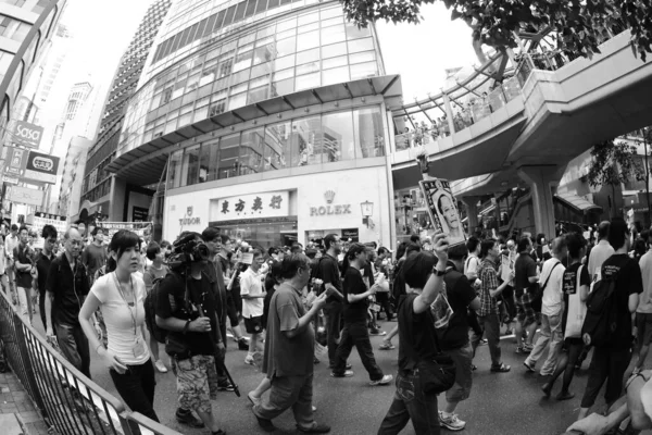June 2012 Hong Kong Peopletook Streets Protect Rights — Stock Photo, Image