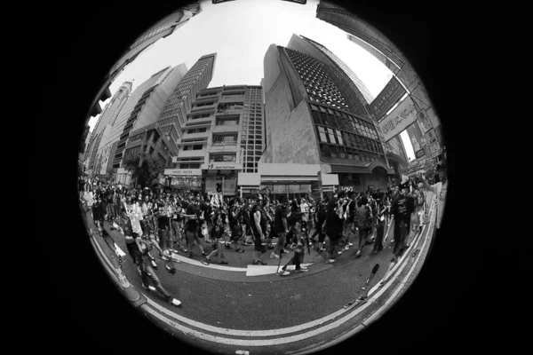 2012年6月10日香港の人々が権利を守るために通りに出た — ストック写真