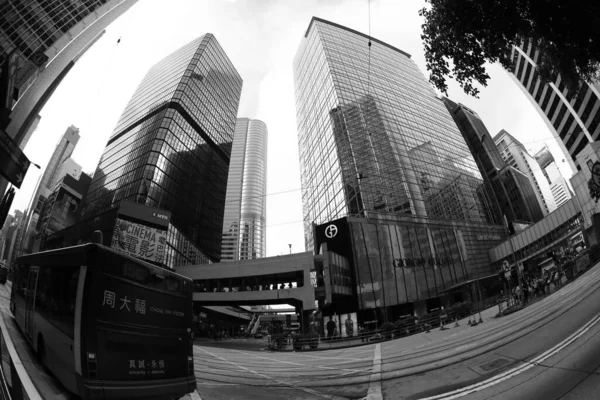 Június 2012 Utcai Táj Központi Hong Kong Kong — Stock Fotó