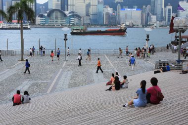 27 Haziran 2012 Gökyüzü Üzerinde Hong Kong Kültür Merkezi Mimari Yapısı