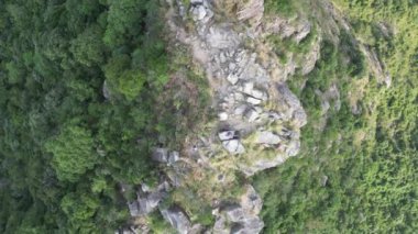 Lion Rock Dağı Peyzajı, Hong Kong 16 Kasım 2022