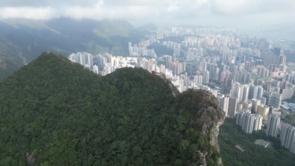 Landskapet Berget Lion Hongkong Nov 2022 — Stockvideo