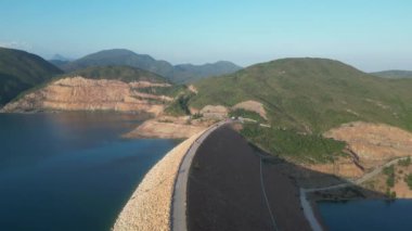 High Island Barajı Doğu Barajı, Sai Kung, Hong Kong 19 Kasım 2022