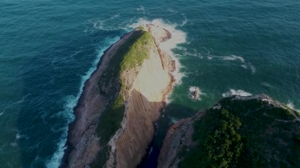 Hong Kong Global Geopark Pin Chau — стокове відео
