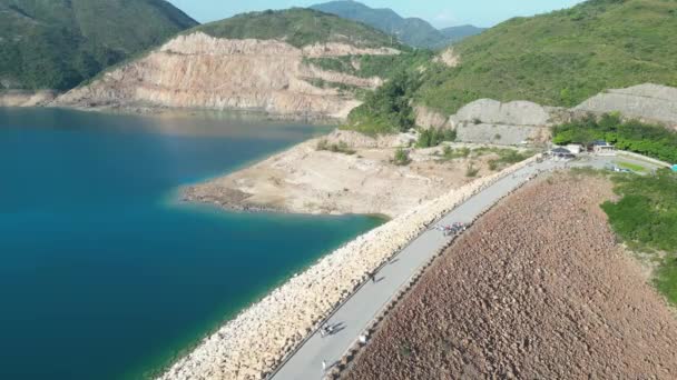 High Island Reservoir East Dam Sai Kung Hong Kong Nov — Video Stock
