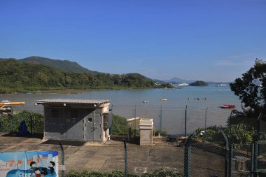 TSO Wo Hang 'ın manzarası, sai kung, hK 19 Kasım 2022