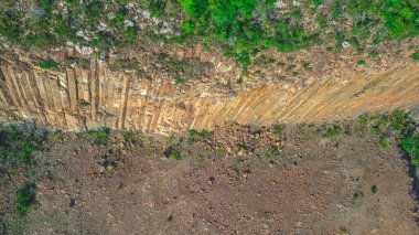 Hong Kong Sai Kung Doğal Altıgen Sütun 19 Kasım 2022